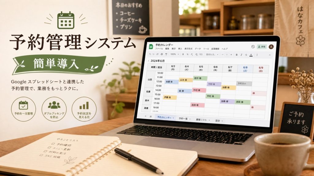 予約・管理のミニシステム開発